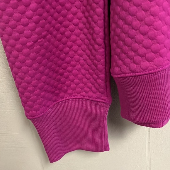 NWT Jodifl Vibrant Purple Textured Top Large New With Tags Puff Sleeve - Picture 8 of 13